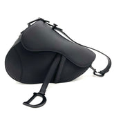 DIOR 새들백 블랙 울트라매트 송아지 가죽